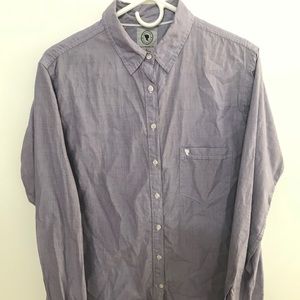 Aritzia Talula Oxford Relaxed Boyfriend ButtonDown